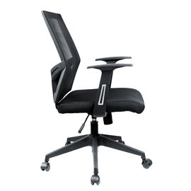 Haute chaise noire arrière de bureau de maille/chaise pivotante ergonomique avec l'appui-tête