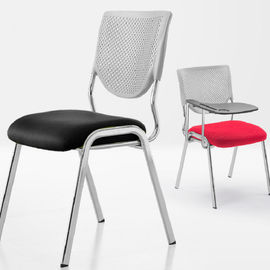 Chaise ergonomique adaptée aux besoins du client de bureau avec la maille en plastique de conseil d'écriture arrière/empilante la chaise de formation