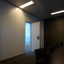 Cloison de séparation mobile coulissante automatique en aluminium de portes de salle de conférence