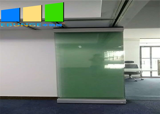 Projet mobile en verre gâché de bureau de cloison de séparation de glissement glissant le mur
