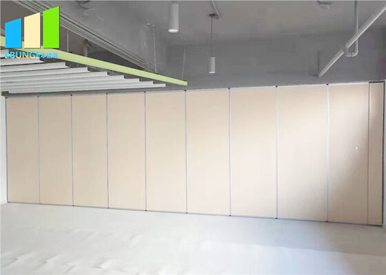 Cloisons de séparation acoustiques de porte mobile en bois de salle de classe pour le bureau